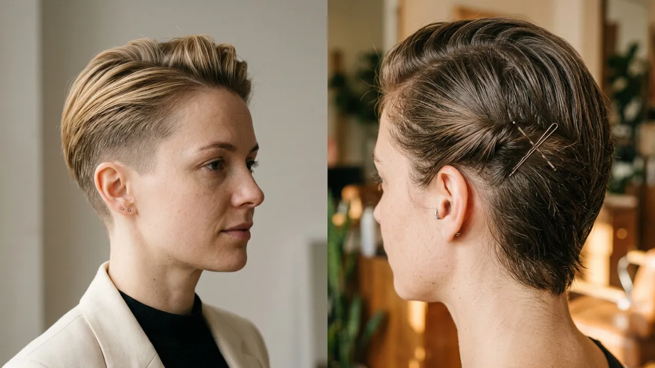 22 Sleek Slick Back Hairstyles for Short Hair