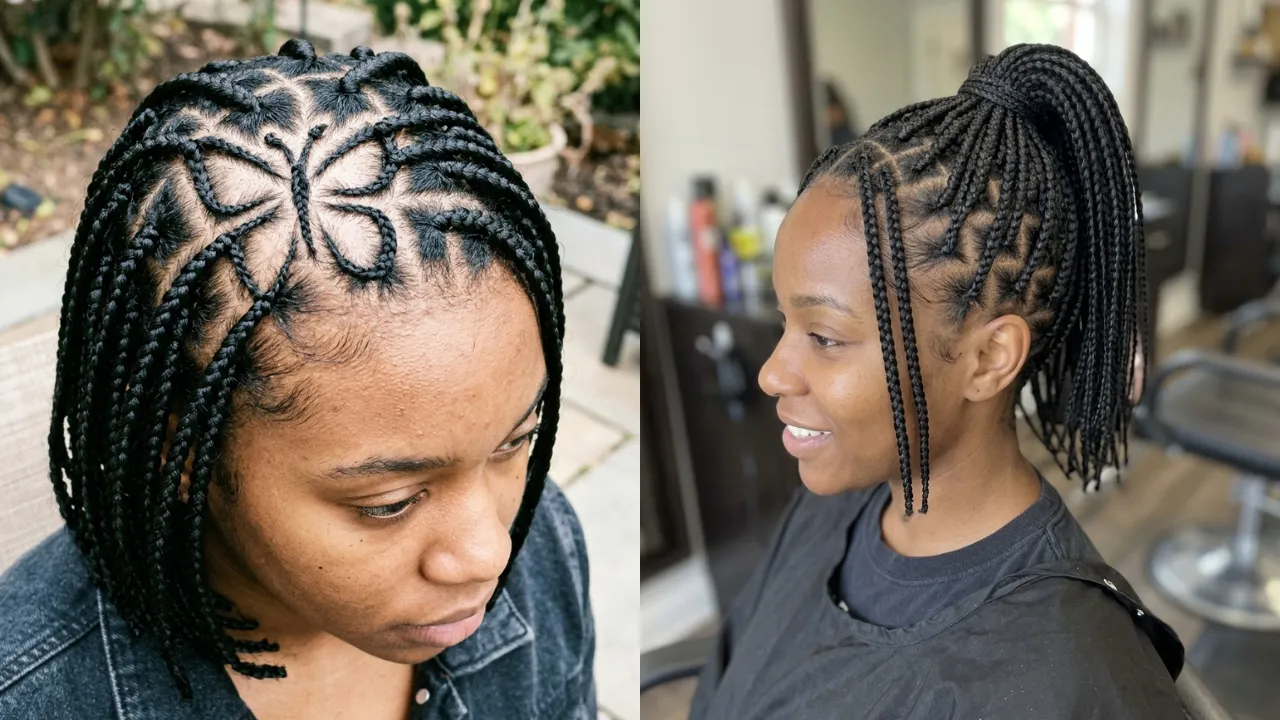 23 Short Box Braids Hairstyles That Look So Chic
