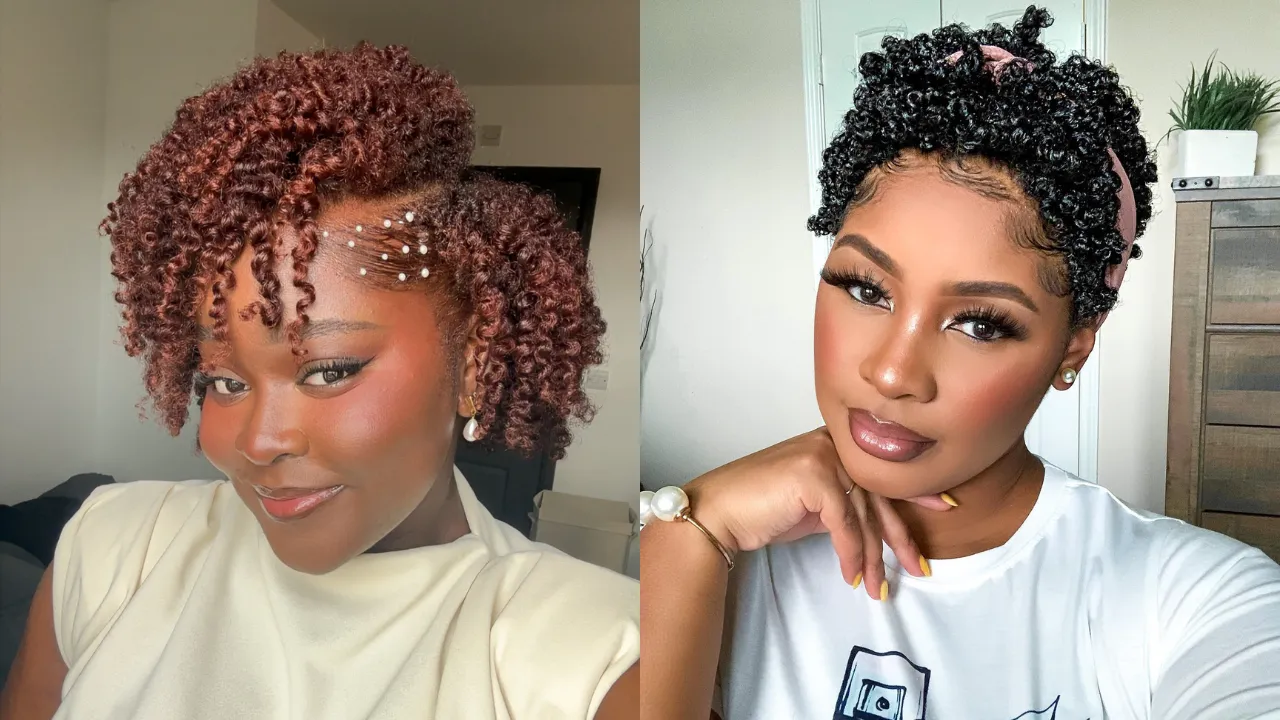 24 Easy Natural Hairstyles for Black Women With Short Hair