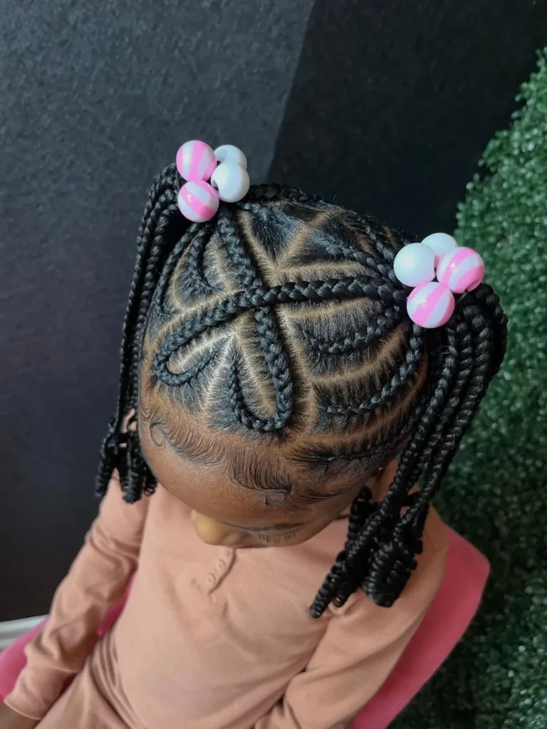 4C Butterfly Part Braids