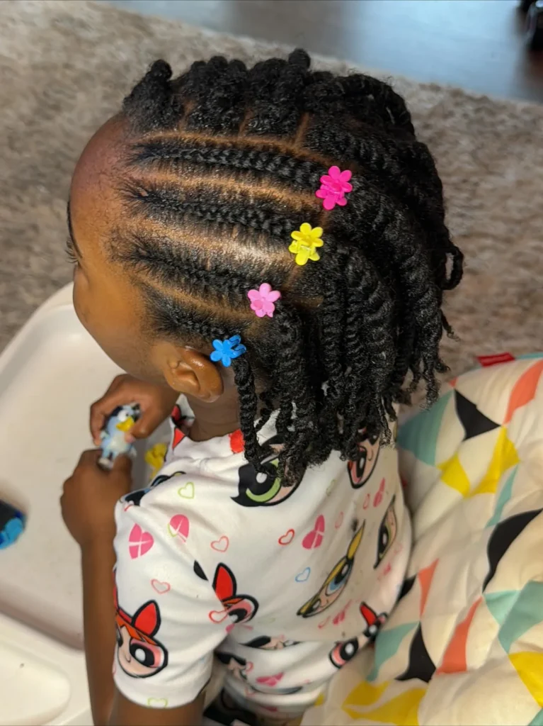 4C Floral Clip Twists