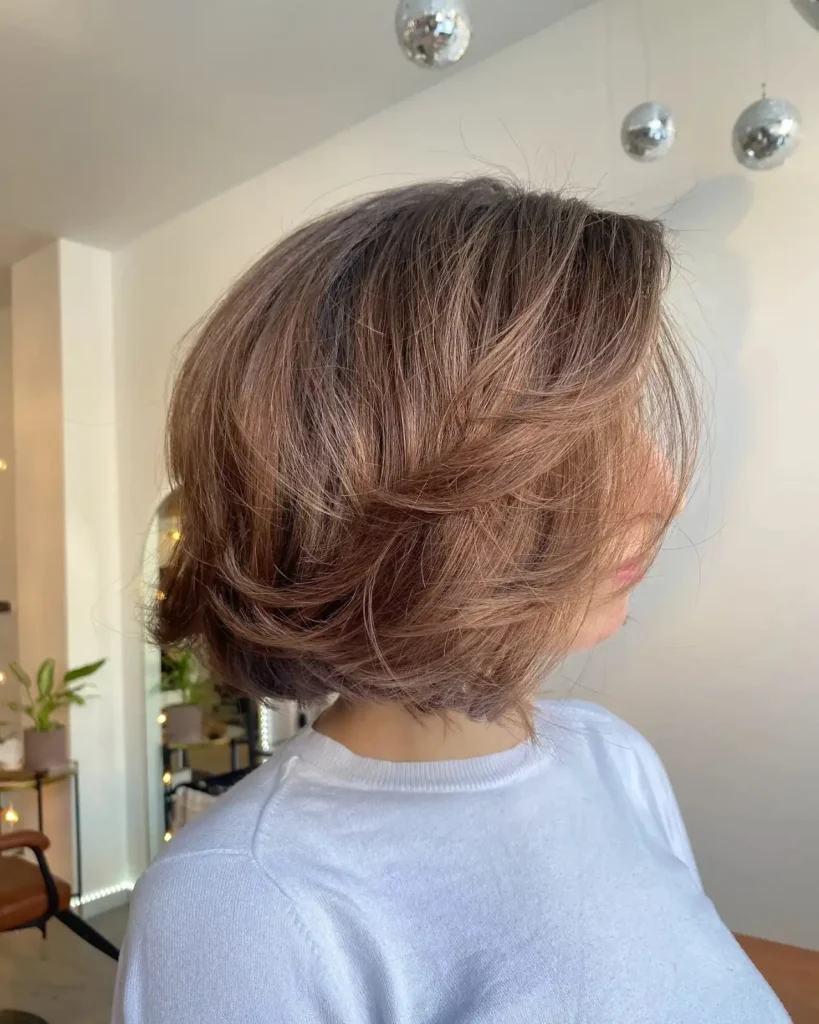 Airy Feathered Lift Bob