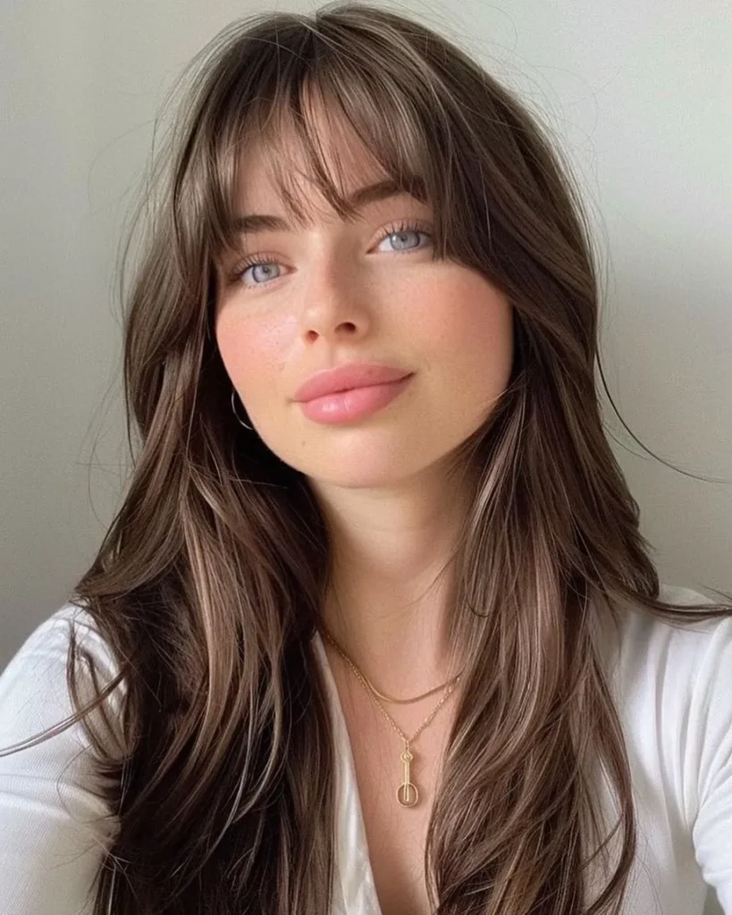 Airy Fringe Kitty Hairstyle