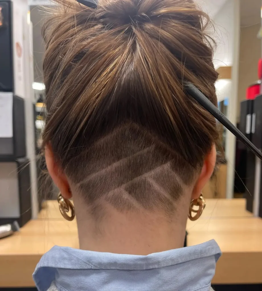 Angled Chevron Undercut