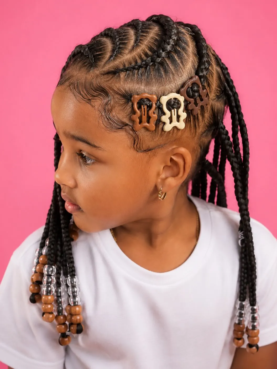 Beaded Cornrow Box Braids