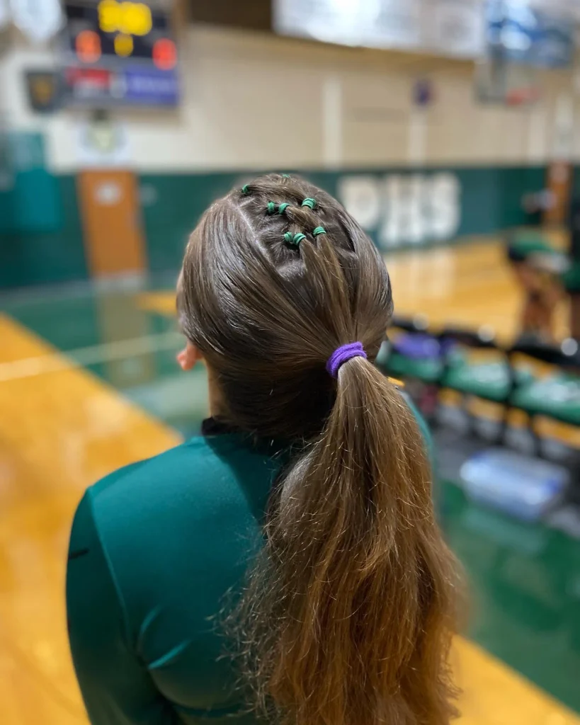Beaded Mini Braid Ponytail