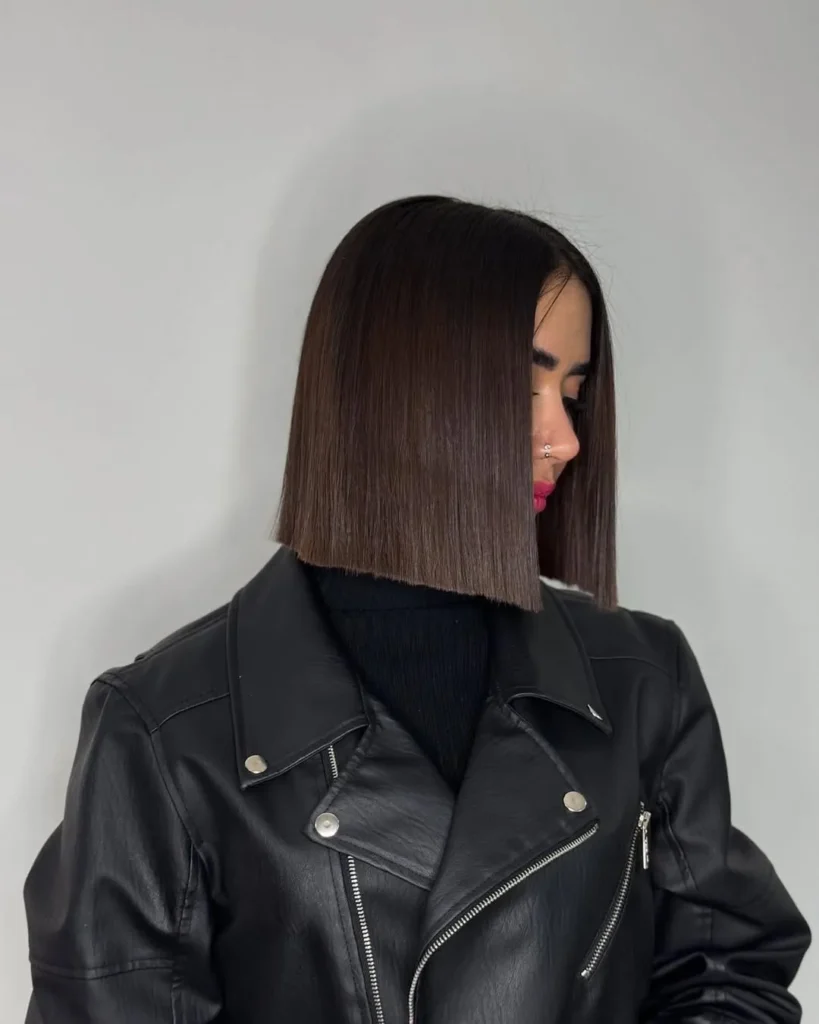 Blunt Sleek Straight Bob