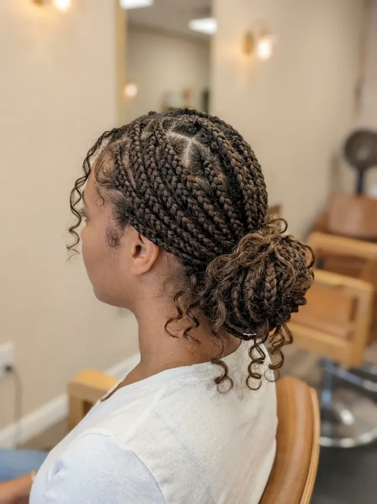 Boho Braided Bun