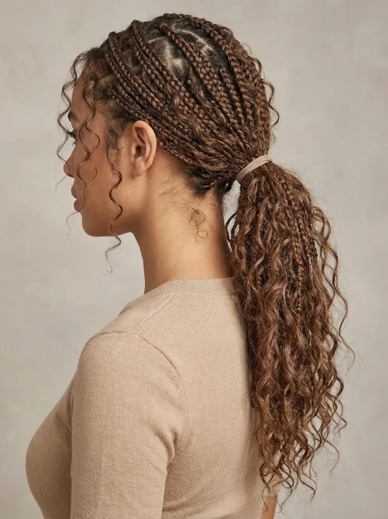 Boho Braided Pony