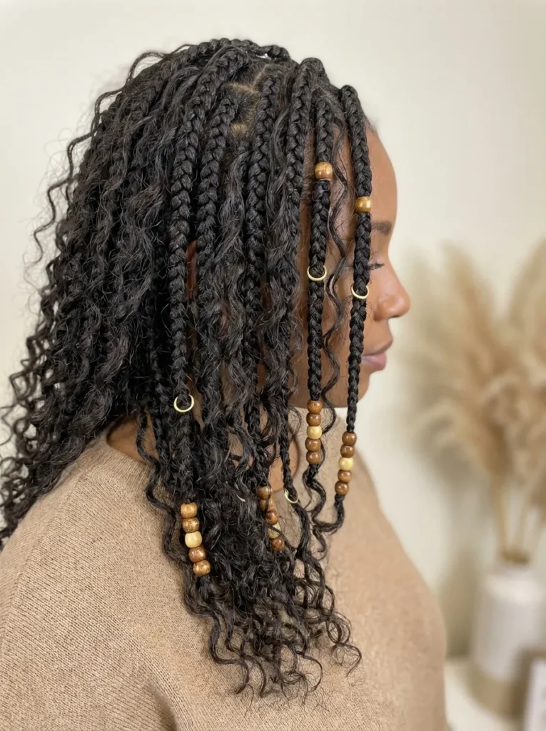 Boho Braids with Beads