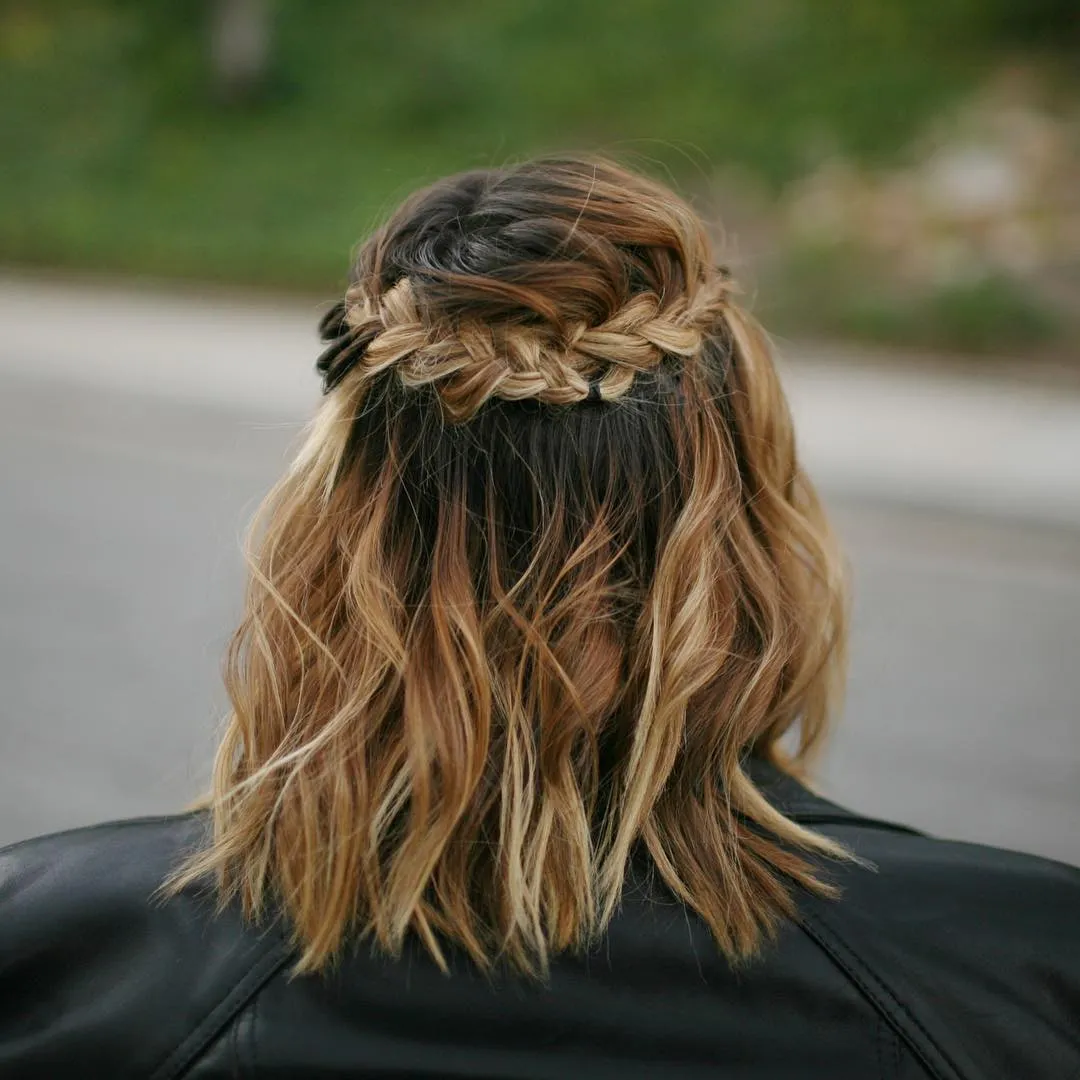 Boho Crown Halo Braid