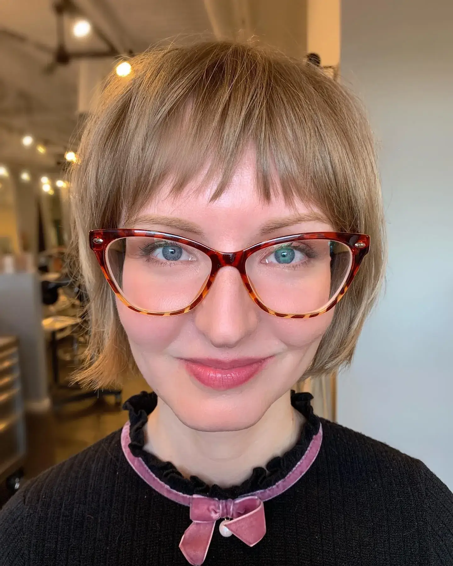 Bouncy Fringe Bob