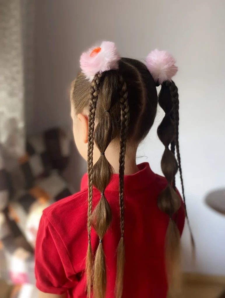 Braided Bubble Pigtails