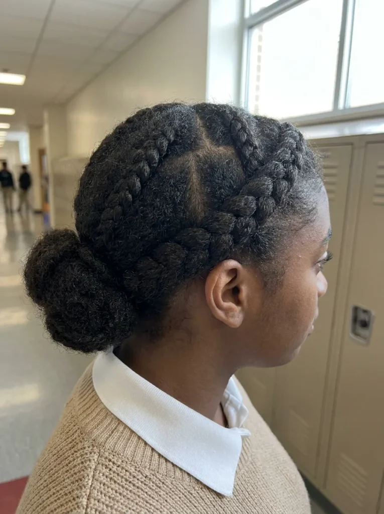 Braided Crown Bun