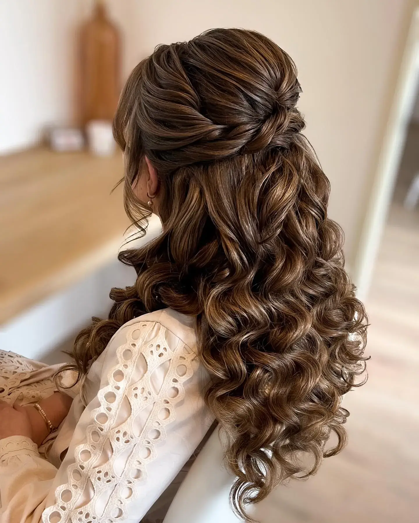 Braided Curl Chignon