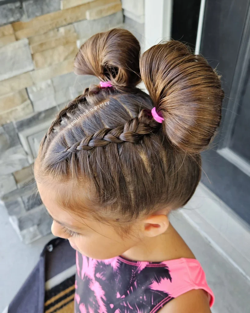 Braided Double Buns