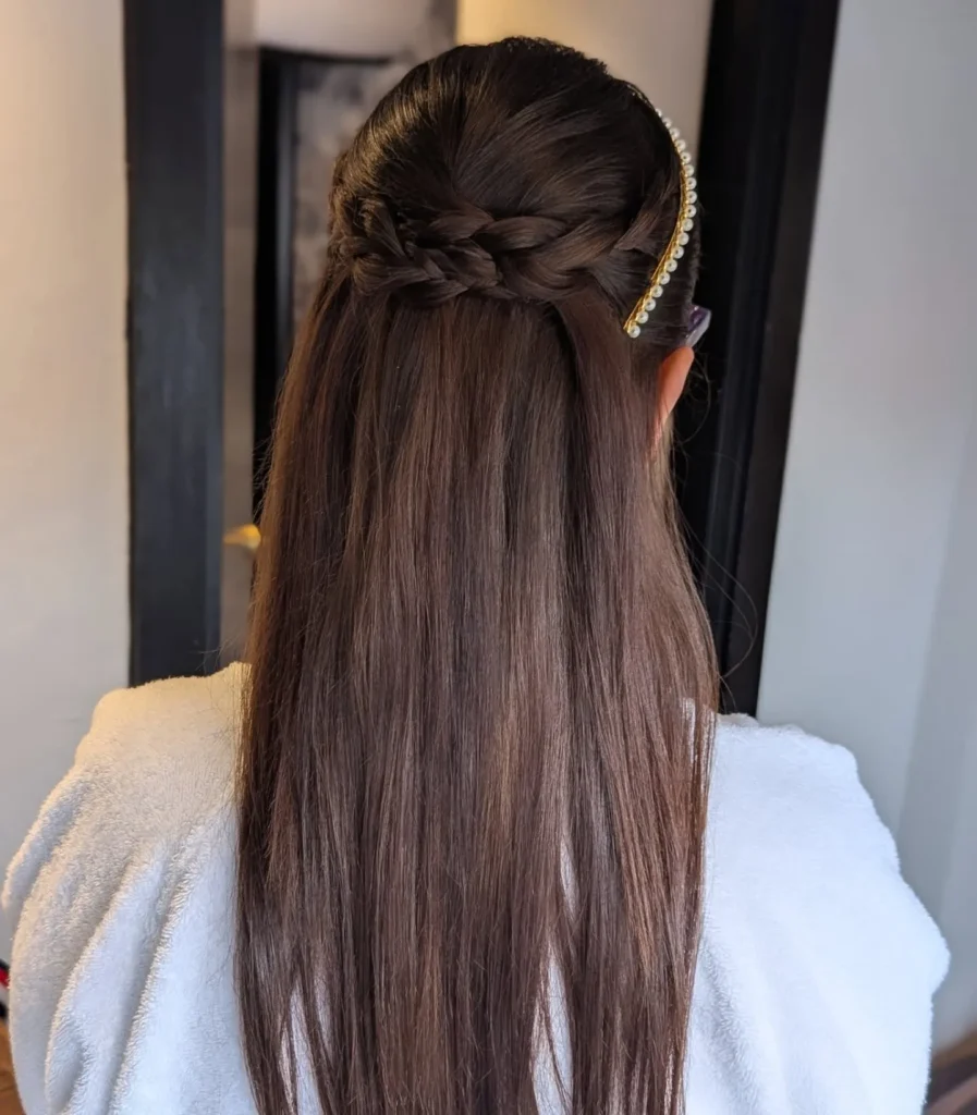 Braided Half Up Crown