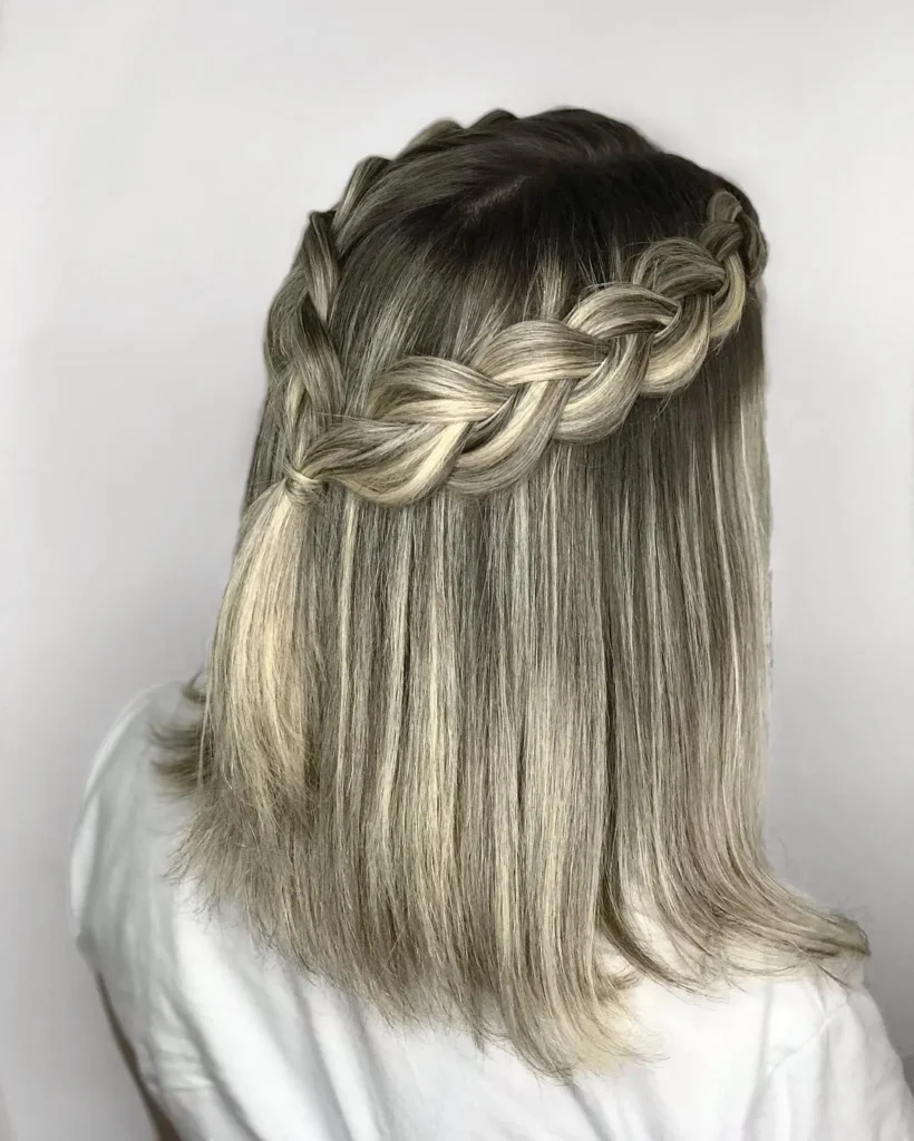 Braided Halo Short Style