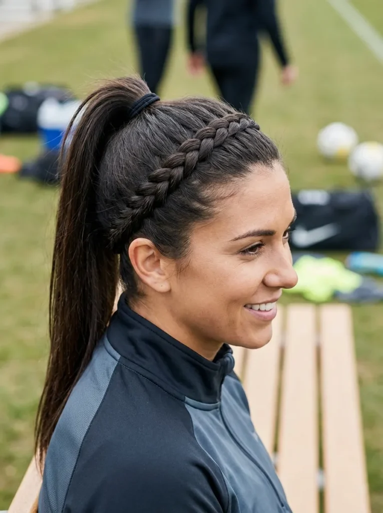 Braided Headband Pony