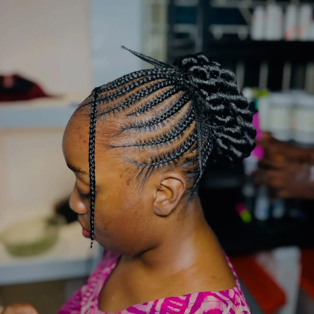 Braided Loop Low Bun