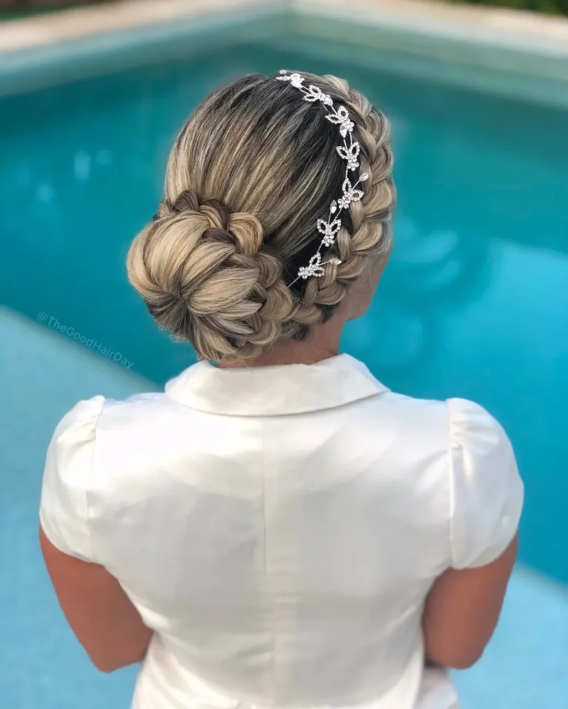 Braided Low Bun