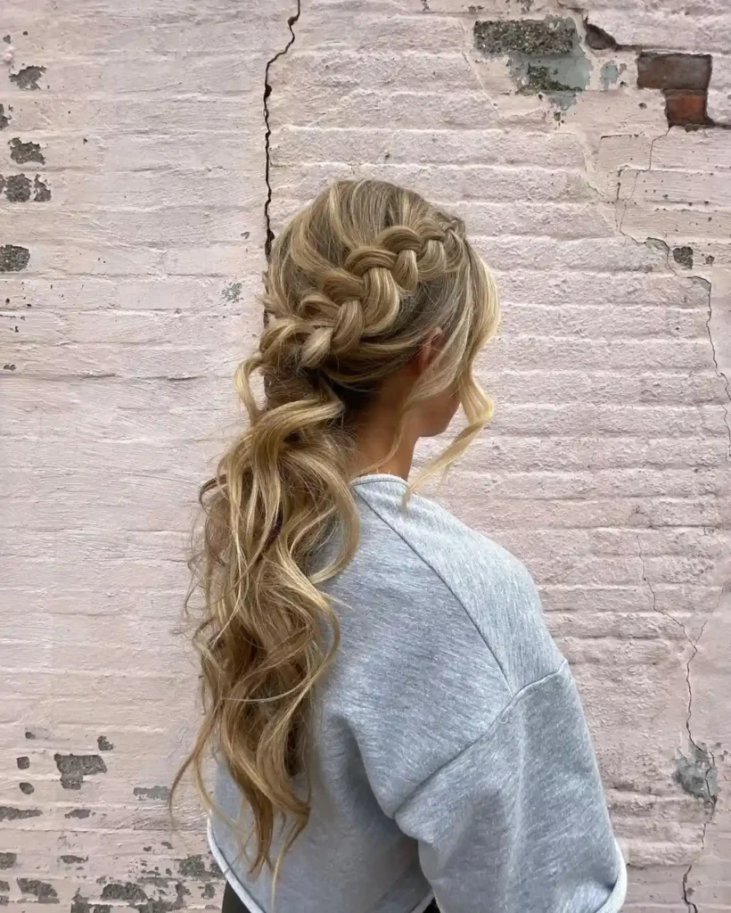 Braided Low Ponytail
