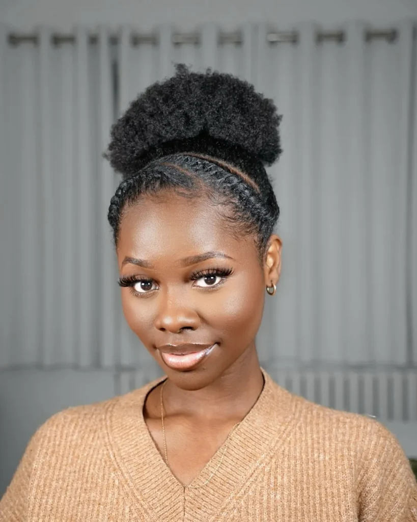 Braided Puff with Headband
