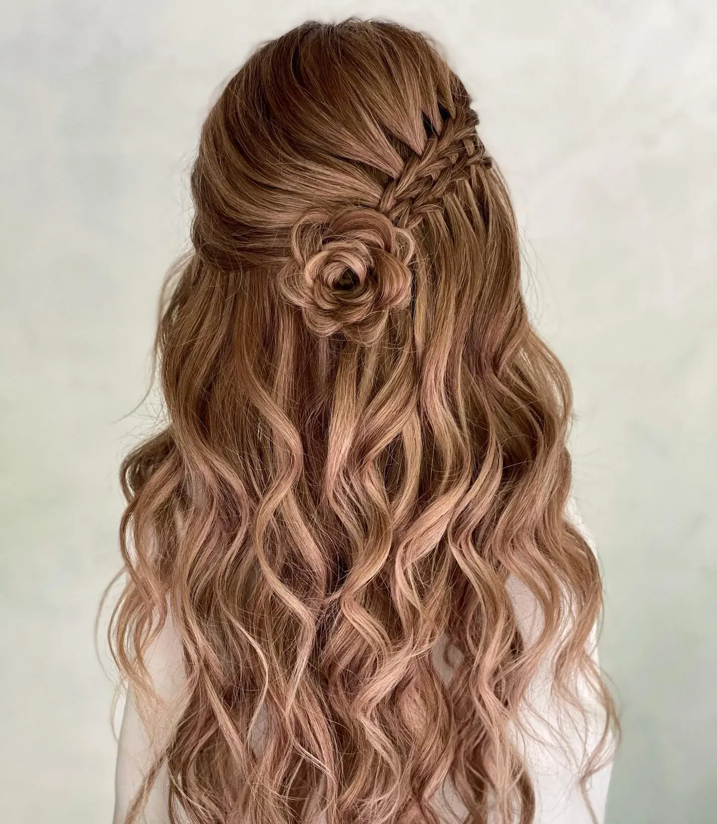 Braided Rose Waterfall Waves