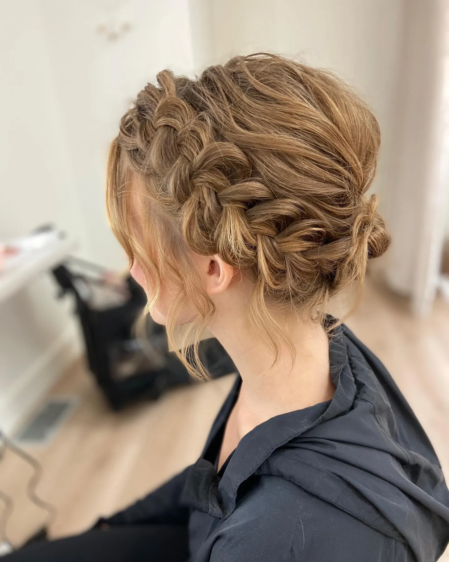 Braided Textured Updo