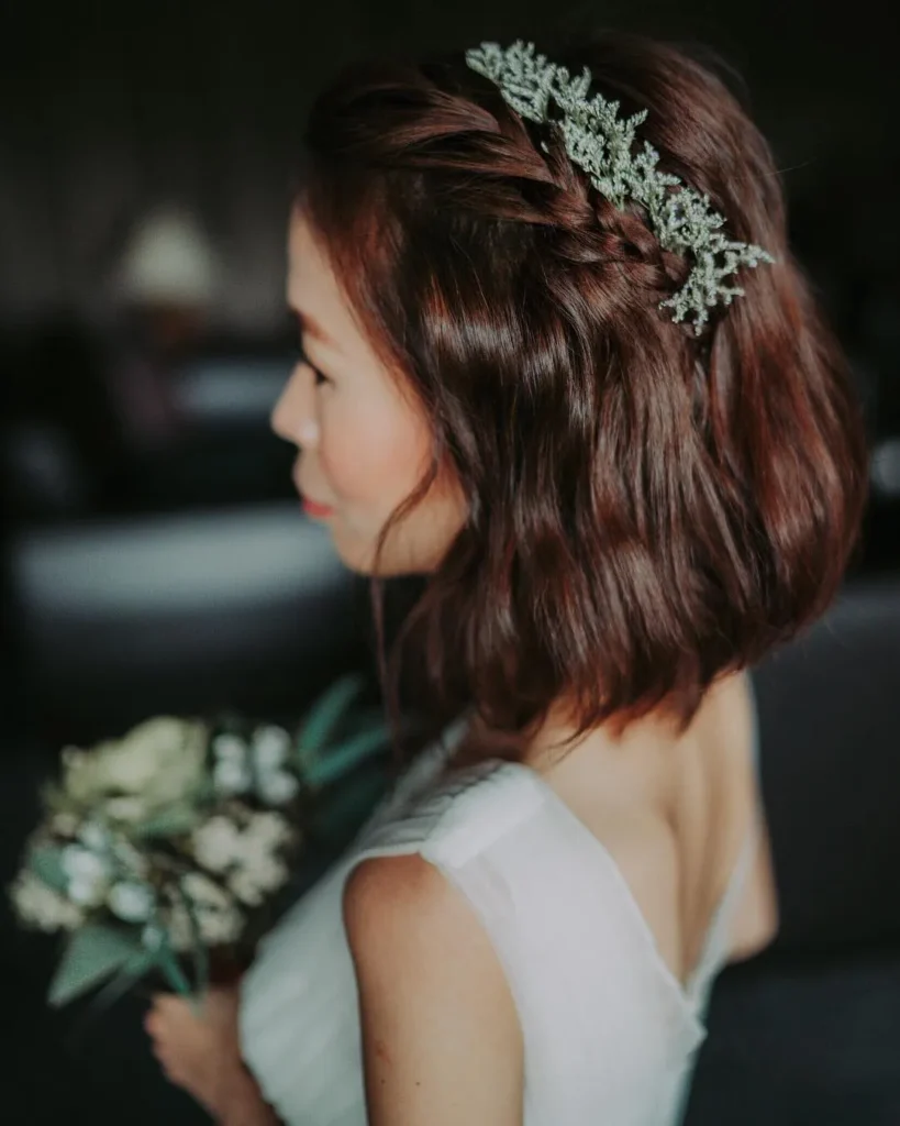 Braided Tiara Short Waves