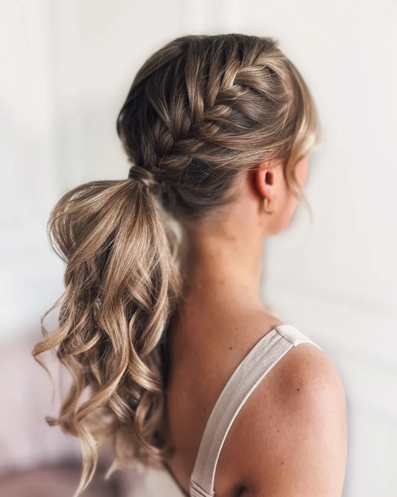 Braided pony lifted texture
