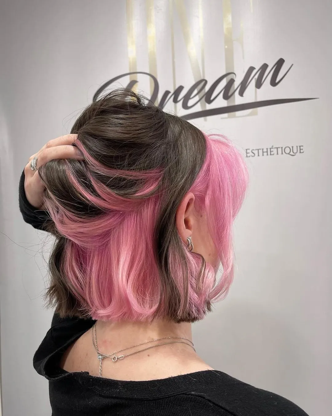 Bubblegum Pink Peekaboo Bob