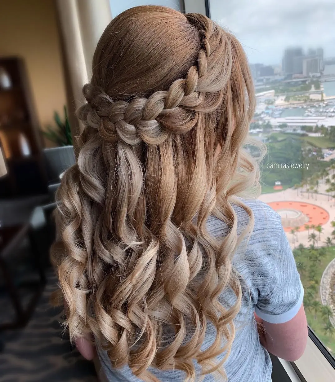 Cascading Braid Curls
