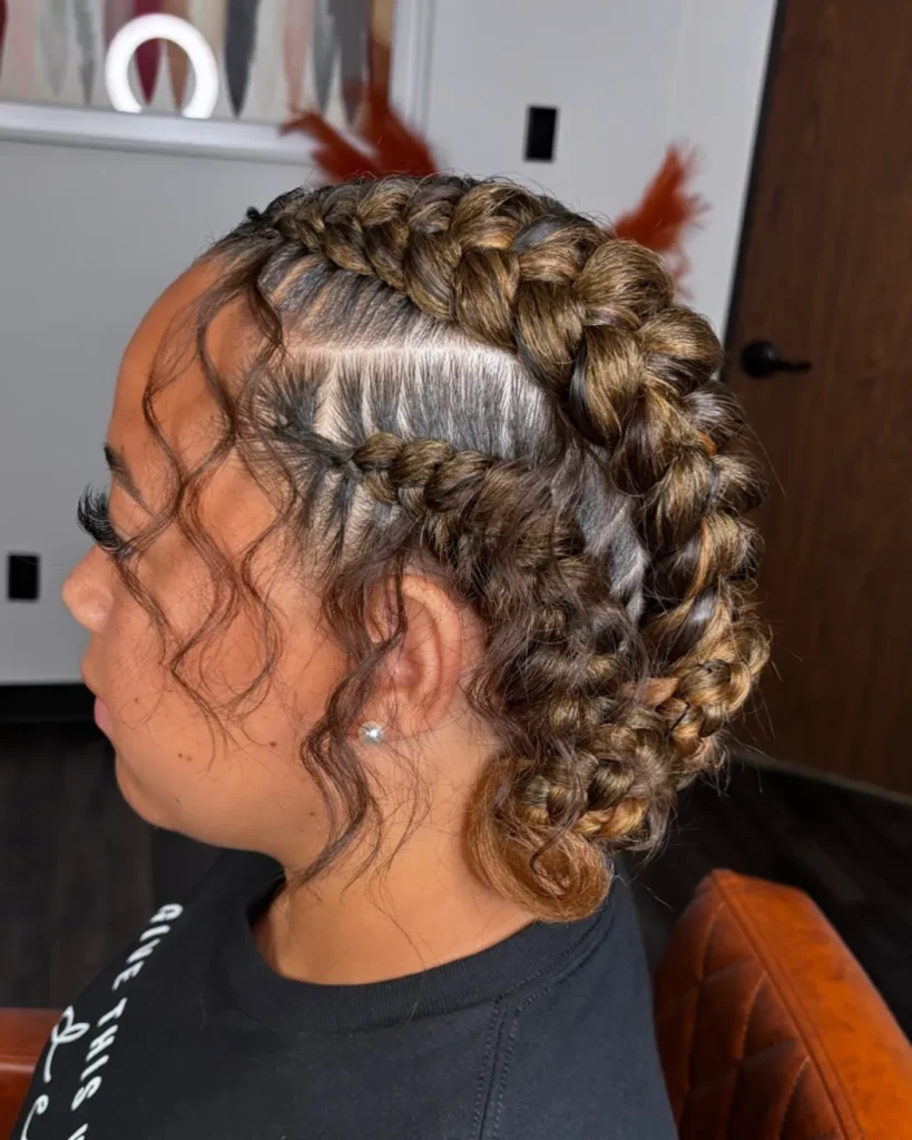 Chunky Braided Crown Bob