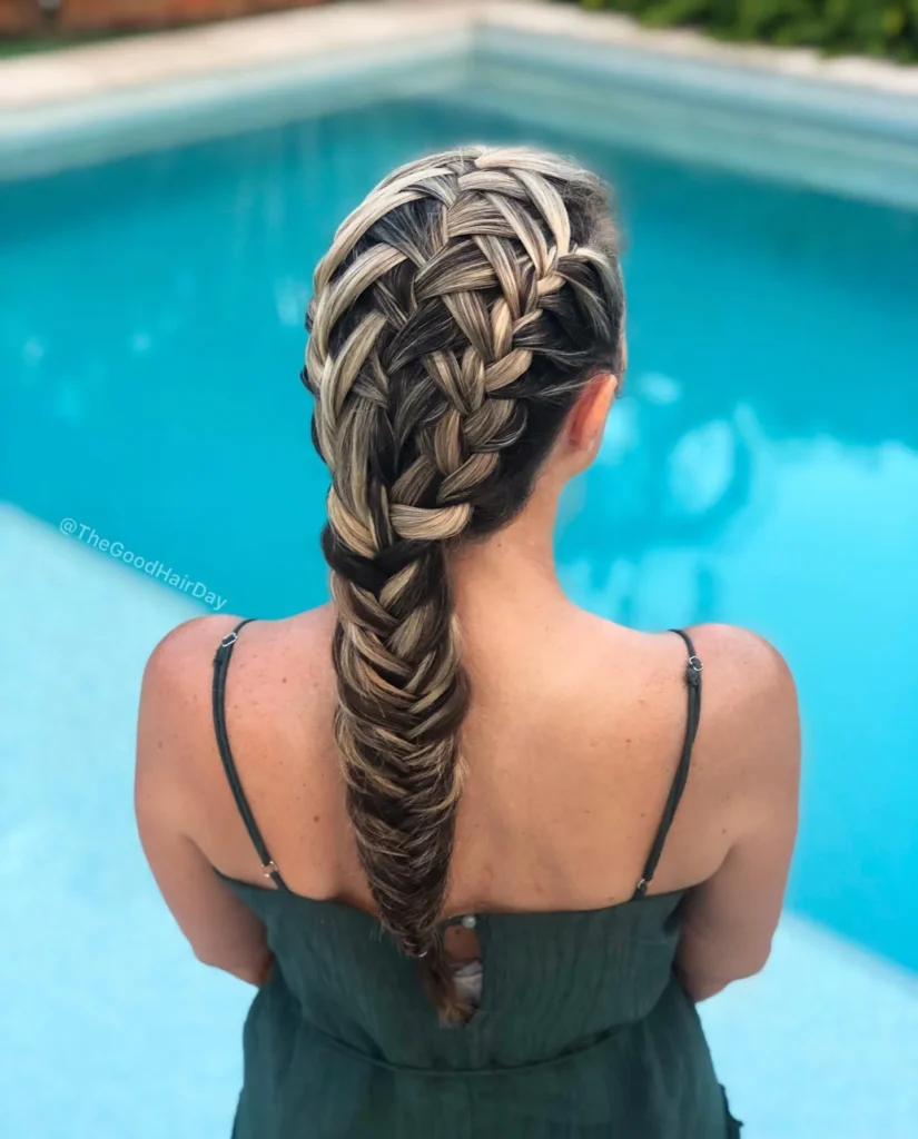 Chunky Fishtail Spine Braid
