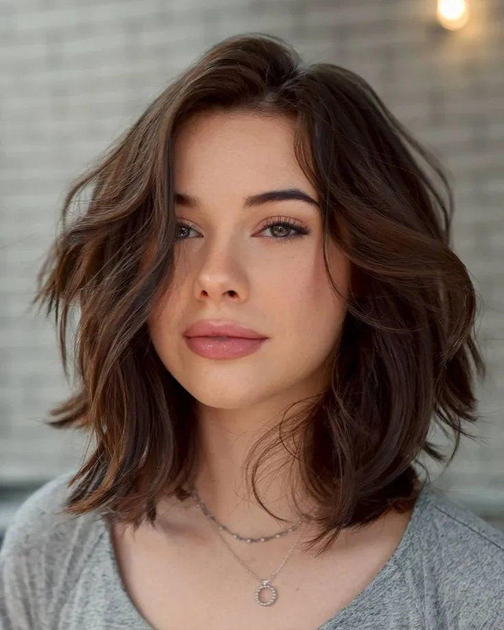Cinnamon Wave Long Bob