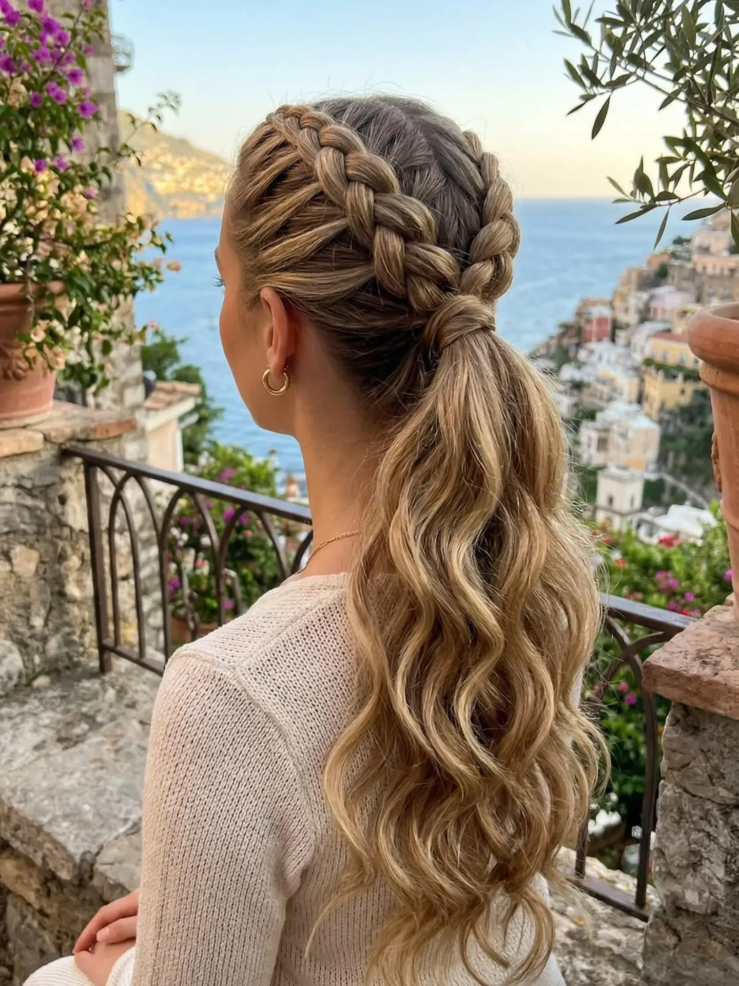 Coastal Crown Ponytail