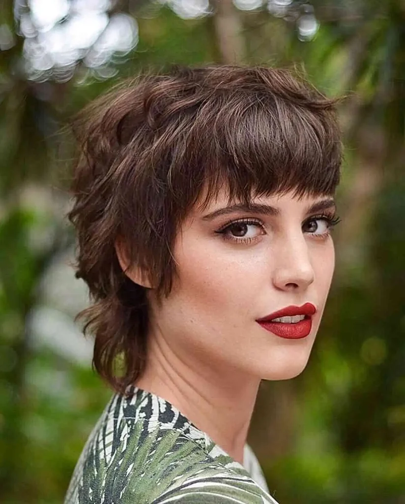 Cocoa Feather Frame Shag