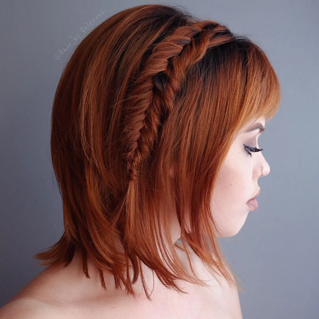 Copper Headband Braid