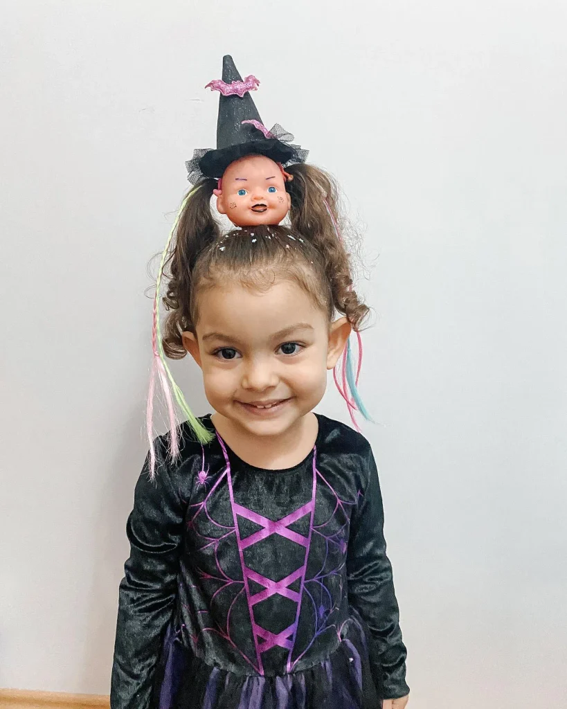 Creepy Doll Witch Updo