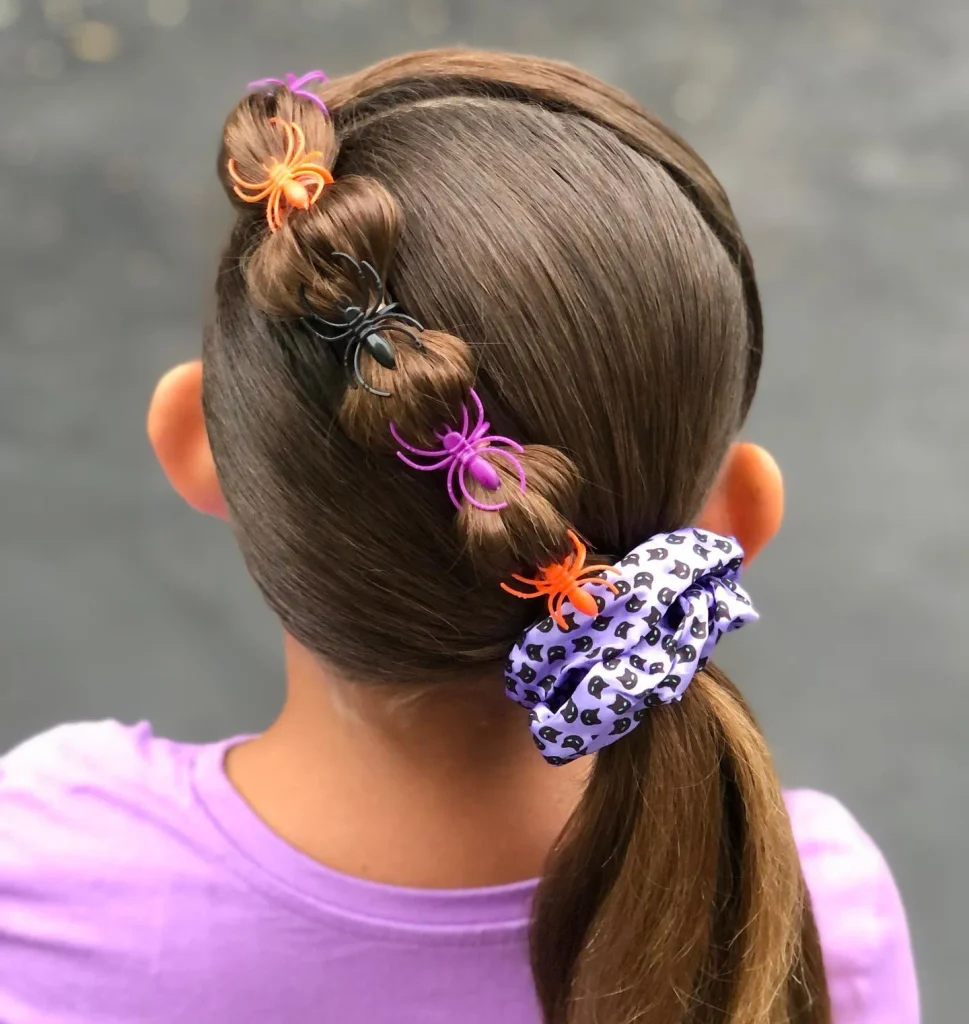 Creepy Spider Accent Braid