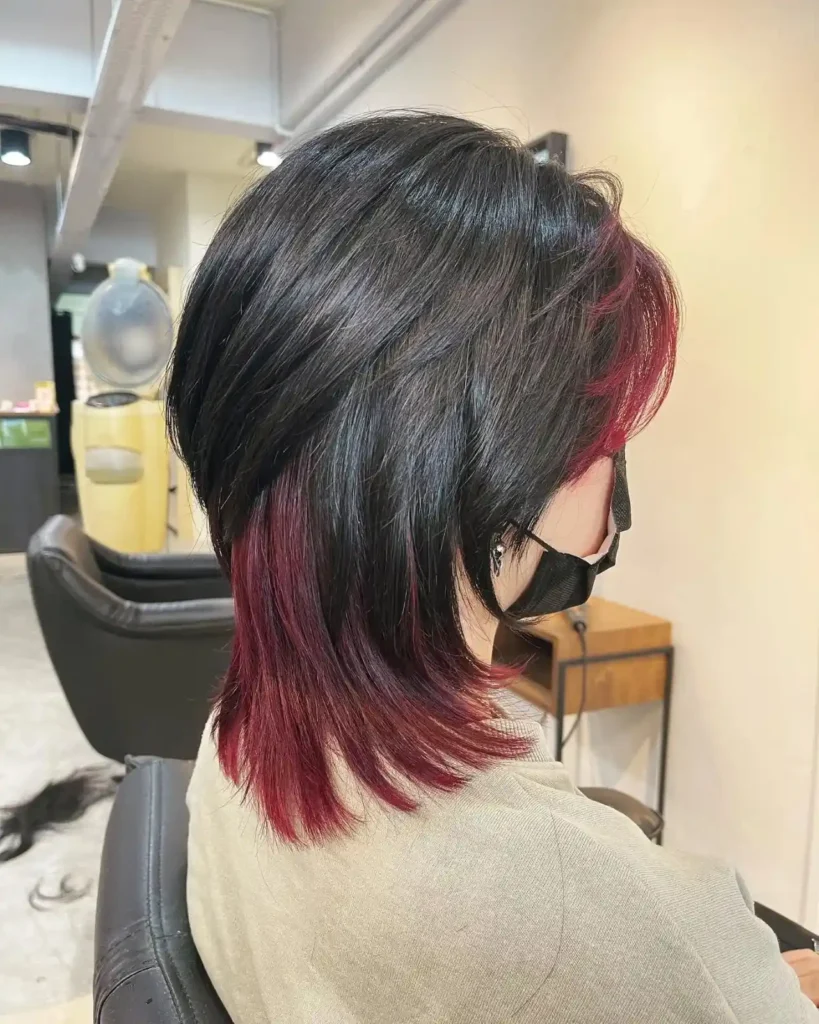 Crimson Underdye Layered Edge