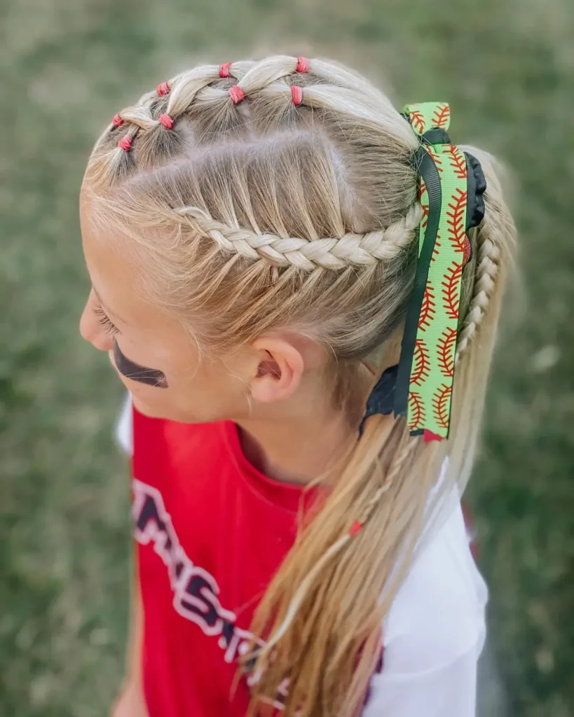 Criss Cross Braided Ponytail