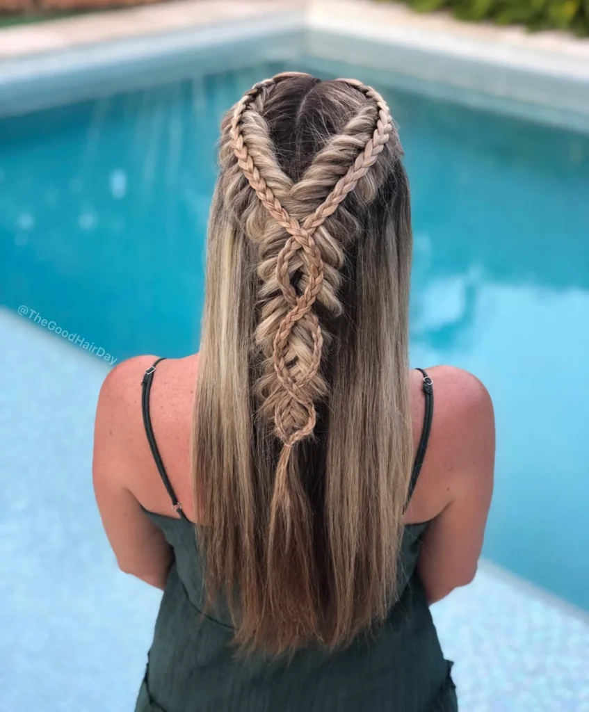 Crisscross Infinity Braid Design