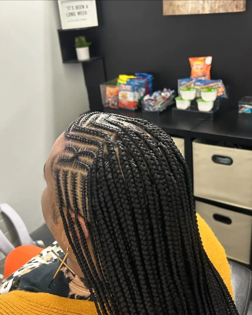Cross Hatch Fulani Braids