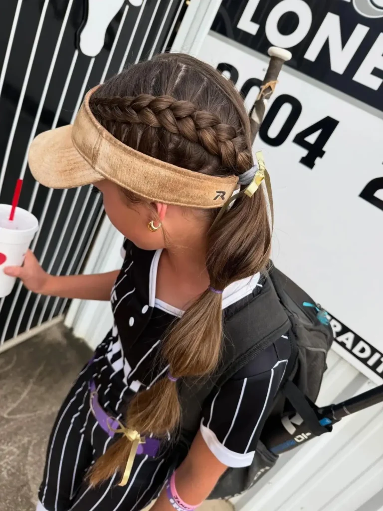 Crown Braid Low Ponytail
