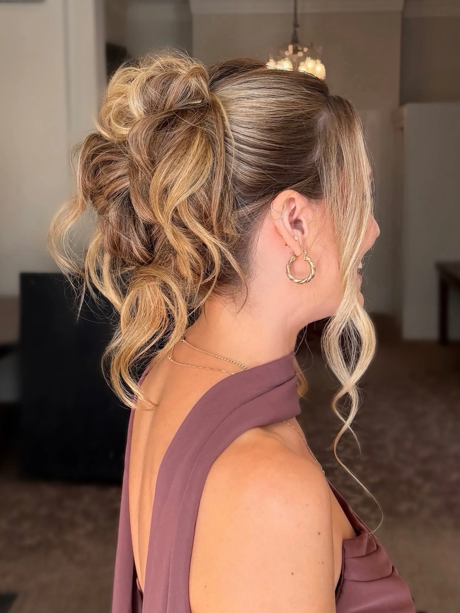 Curled Tendril Updos
