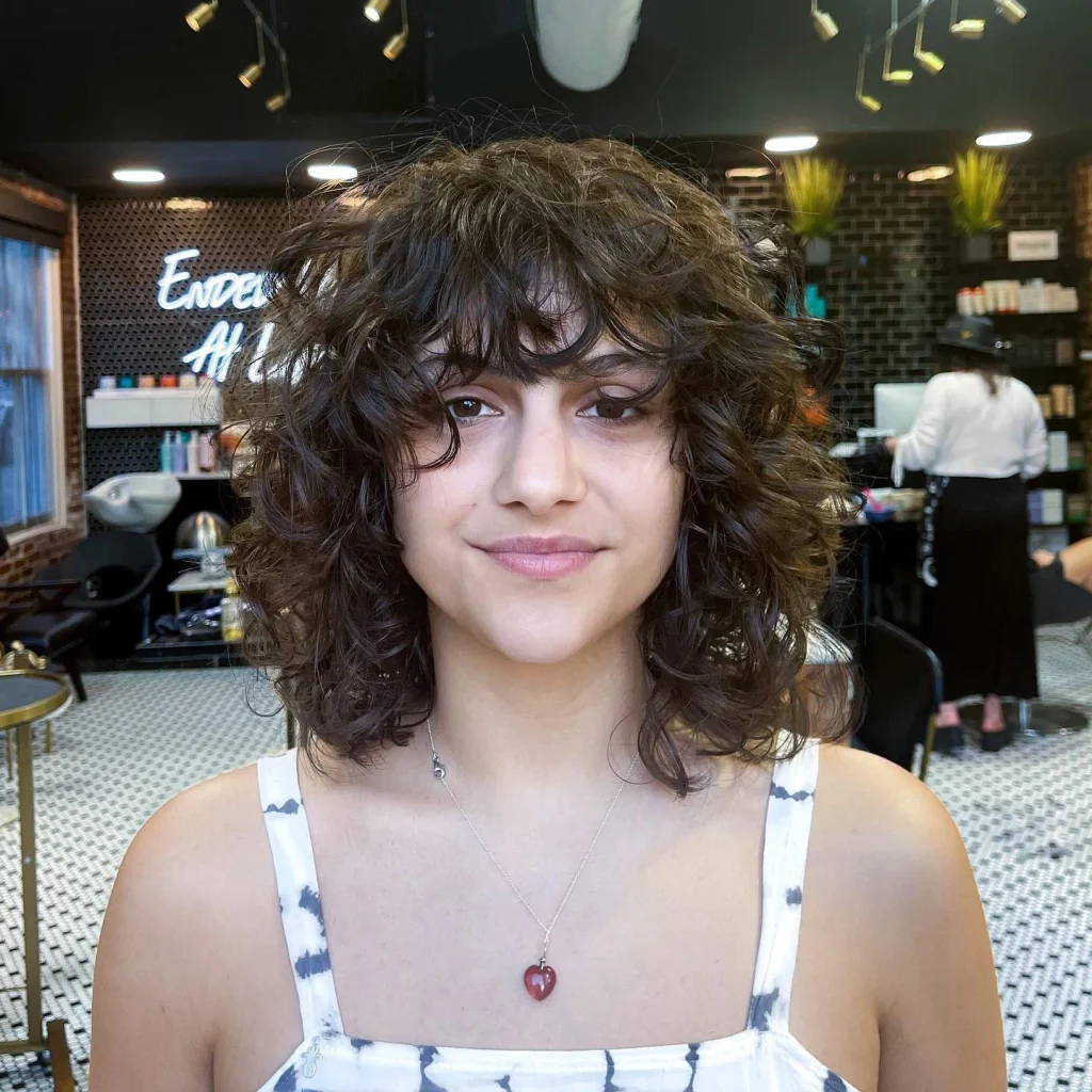 Curly Defined Ringlet Shag