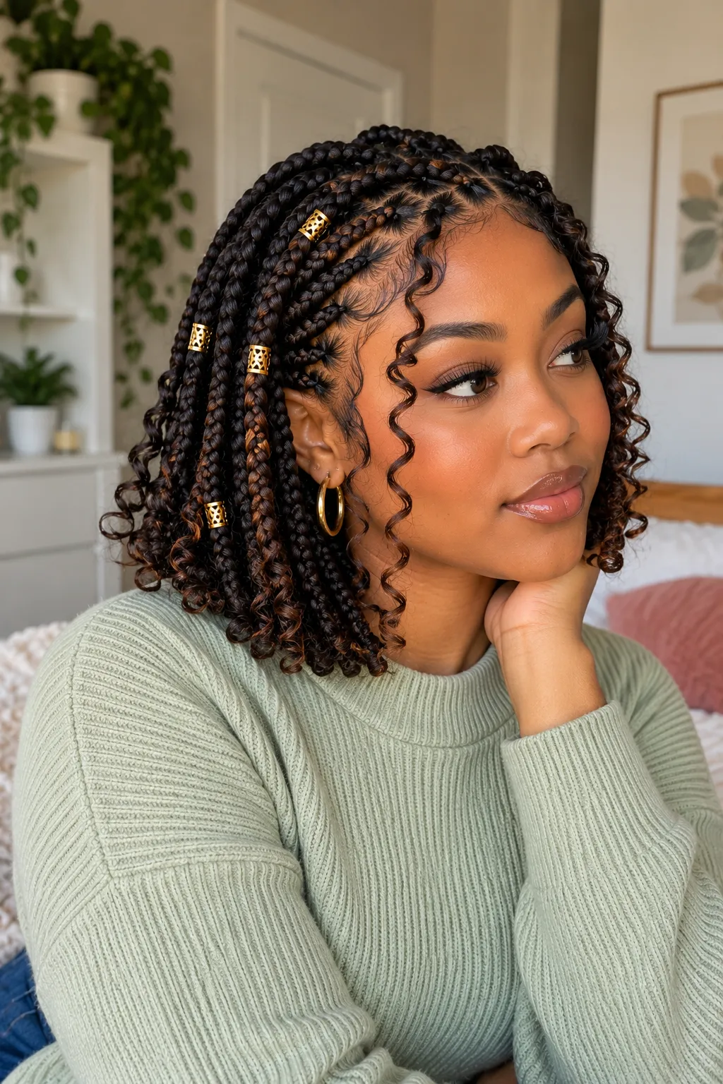 Curly End Bob Braids