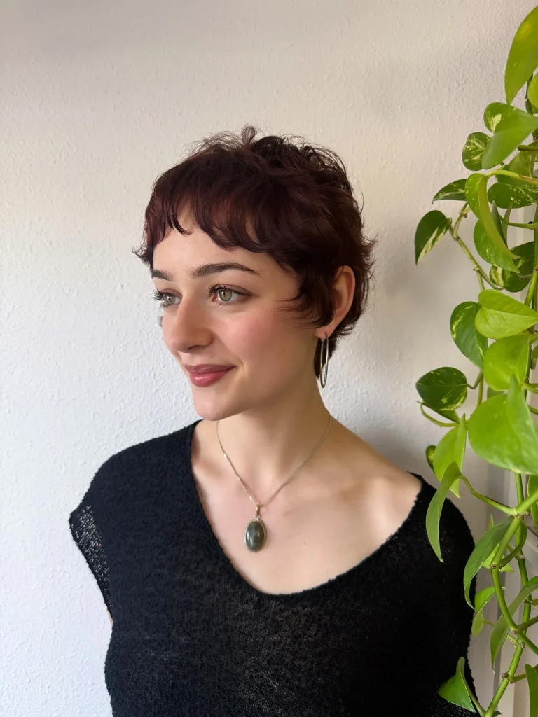 Curly Tousled Pixie